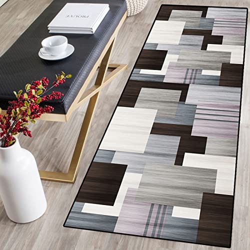 Tapis Cuisine Devant evier,tapis de couloir coloré,Lavable Doux Polyester Tapis D'EntréE Interieur Absorbant,Tapis de Passage ,Tapis de Couloir,Facile à Nettoyer - Différentes Dimensions Cover