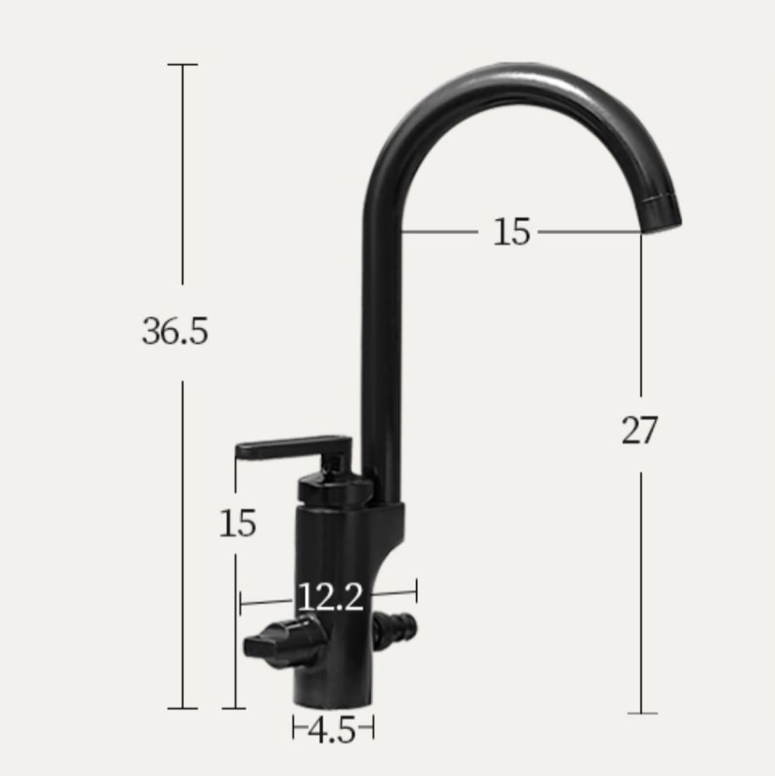 Grifos para Lavabos De Baño con conexión De 1/2 Pulgada Grifo Lavadora Doble Salida Doble Manija Agua Fría Y Caliente,Antigüedad