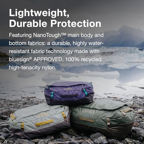Image of Osprey Transporter Lightweight Travel Duffel Bag - Extra Large Water Resistant Durable Gear Bag for Men and Women