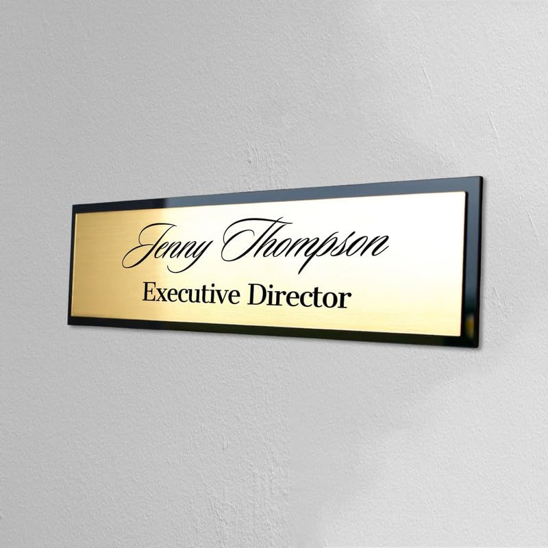 LIPAYMAN Custom Name Plate for Home Entrance 15x30 cm – Acrylic Rectangular Door Name Board 1