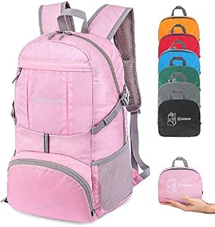 ZOMAKE Lightweight Hiking Travel Backpack Water Resistant Packable Backpack Daypack for Women Men