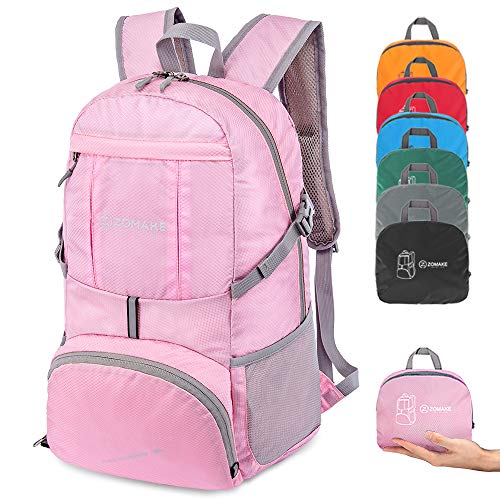 ZOMAKE Lightweight Hiking Travel Backpack Water Resistant Packable Backpack Daypack for Women Men