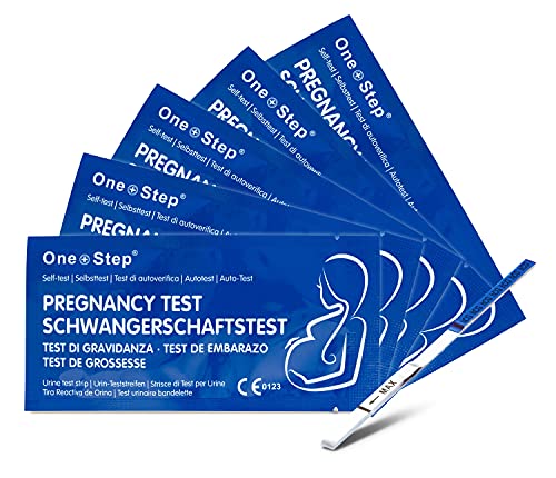 20 x Test de grossesse ultra-sensible One Step Blue Line I Test de grossesse précoce I Pregnancy Test I HCG Test I Sensibilité 10 mIU/ml