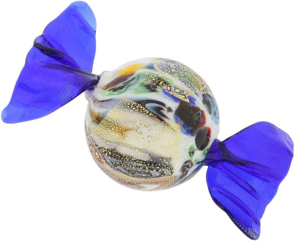 Glass Of Venice Murano Glass Candy - Sparkling Blue