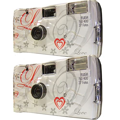 2 cámaras desechables Photo PORST de 1 A para bodas