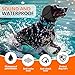 Dog Ear Covers for Bathing & Swimming – Dog Swim Cap, Doggy Head Warp Ear Protection for Swimming, Bathing, Noise, Blow Drying Adjustable Ear Wraps (Gray,S)
