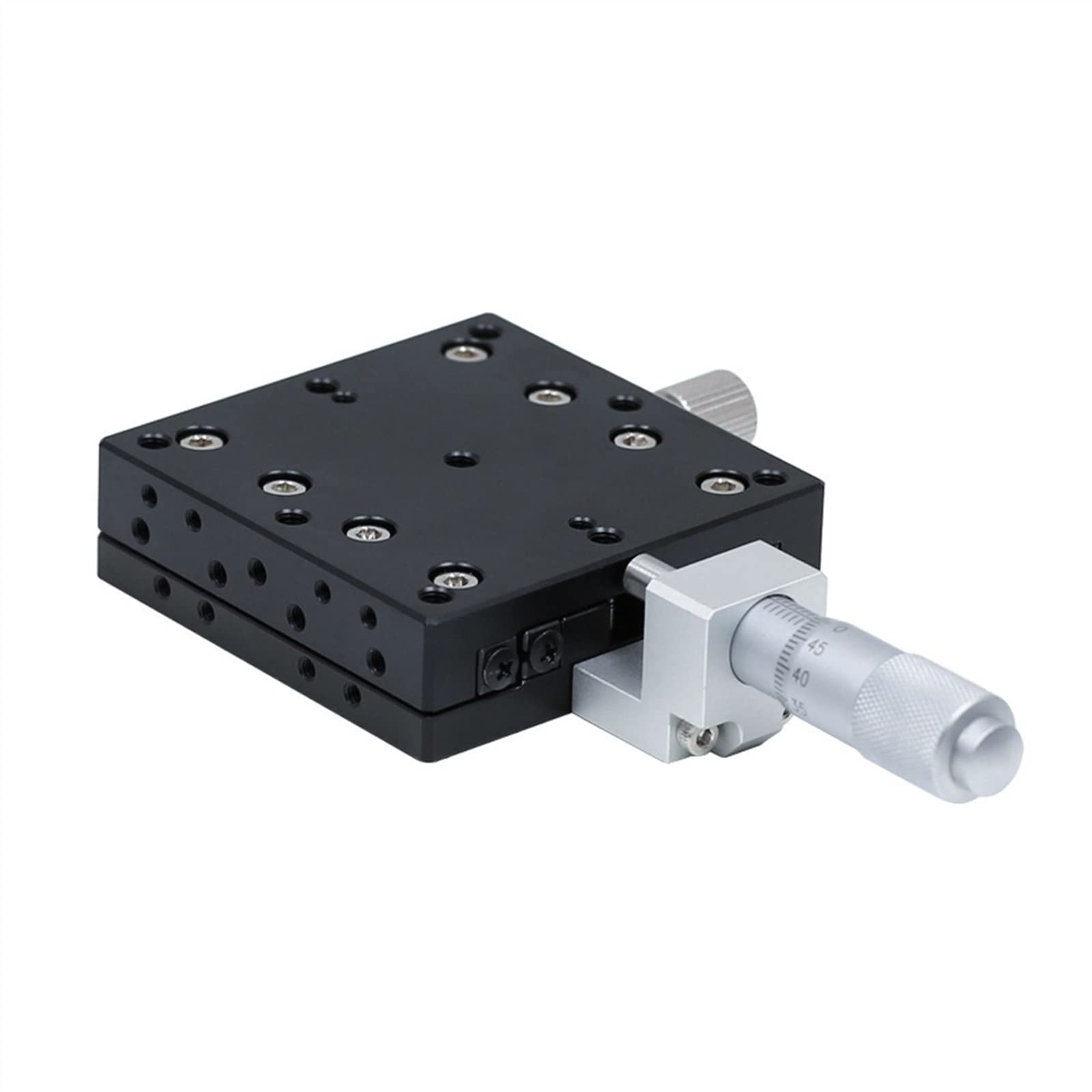 YFBCMXSKG Roller Table X-axis 70 * 70mm LX70-CLX70-LLX70-R Linear Platform Slide Optical Manual Displacement Platform Guide Rail Micromete