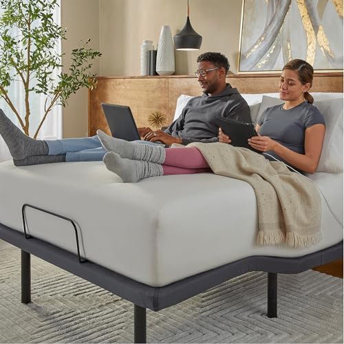 Image of Beautyrest baselogic Level 3 Adjustable Base Bed Frame - King - Head & Foot Adjustability, Wireless Remote, Zero-Gravity and 3 Memory Presets, 1 Massage Setting, and USB A&C Charging Ports