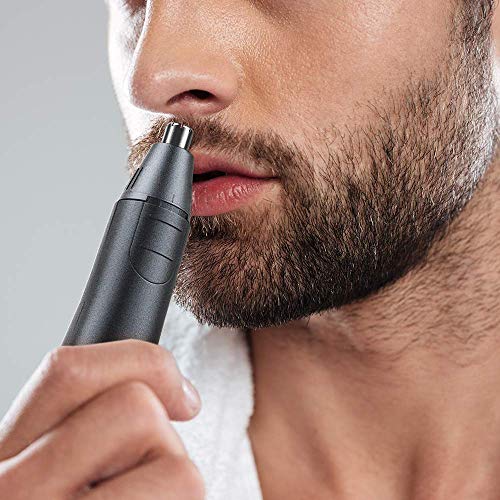 Nose Hair Trimmer, Laxcare Ears and Nose Trimmer Shaver Clipper Removal Dual Edge Blades for Men Women