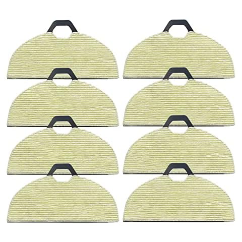 Replacement Mop Pads Refill Compatible Shark AI Robot Vacuum Cleaner RV2001WD/2002WD/AV2001WD/RV2610WA/AV2610WA/RV2620WD Accessories Spare Parts (8 Pack) Cover