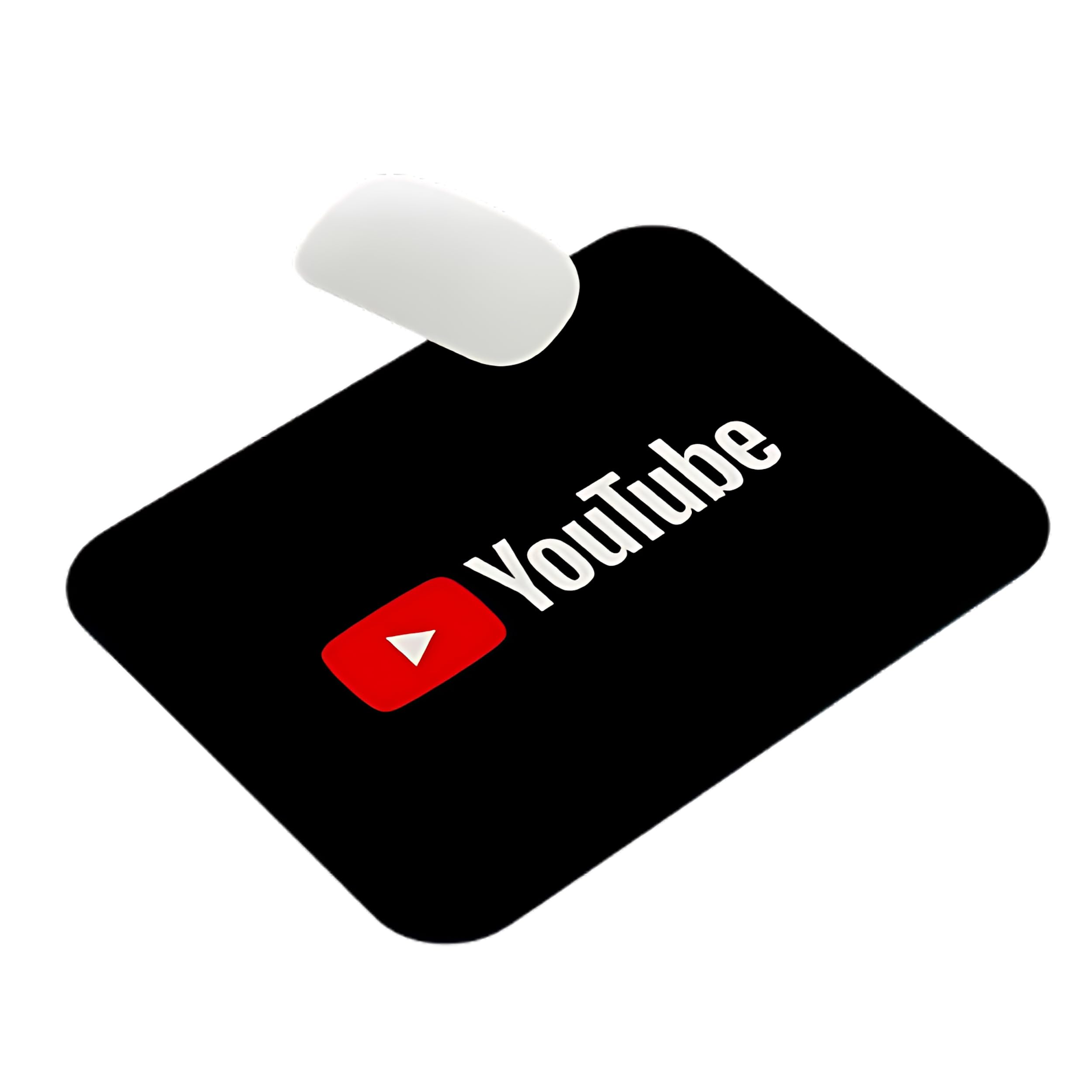 ELIFF YouTube Logo Mouse Pad, Smooth Gaming, Office Desk Mat, 229mm X 190mm-image-7