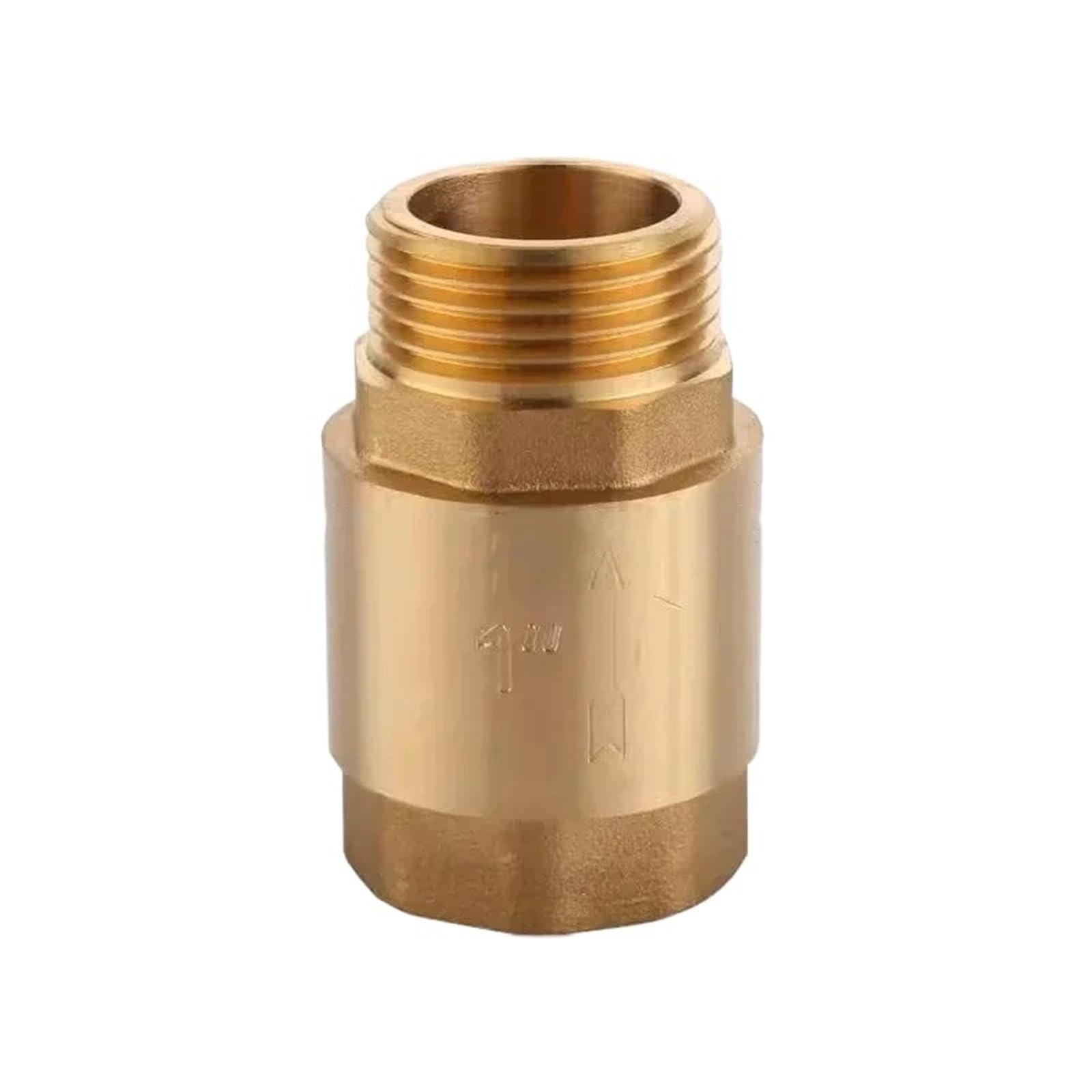 1/2" 3/4" 1" Brass Vertical Lift Spring Check Valve 1-Way Non-Return Valve(BSP1 Female-Male)