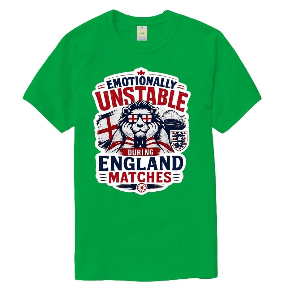 England 2026 T-Shirt - World Cup 2026 Shirt - Funny Football Lover Gift Tee Top Green