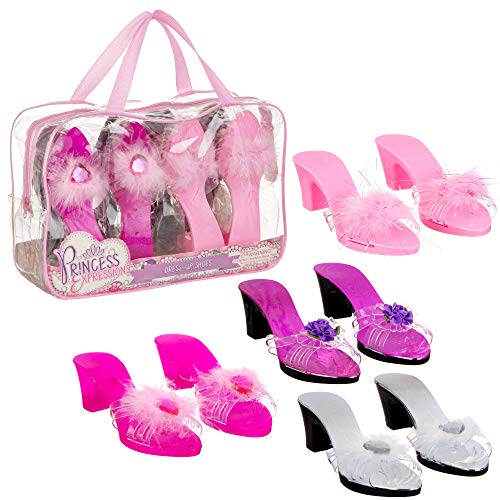 Princess Dress Up Shoes 4 Pairs Set