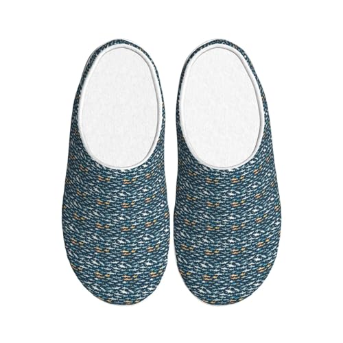 Pantoufles requins confortables lavables contre pieds froids