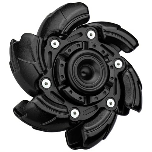 HIDEDC Pillbug Fidget Spinner, Open Armor Metal Fidget Spinners for Adults, Alloy EDC Fidget Toys Adults Stress Relief Toy Executive Desk Toy for ADHD, ADD & Autism (Black)