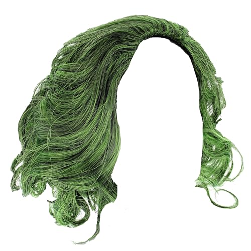 Zacs Alter Ego Crazy Joker Style Green Wig - Perfect Halloween Accessory