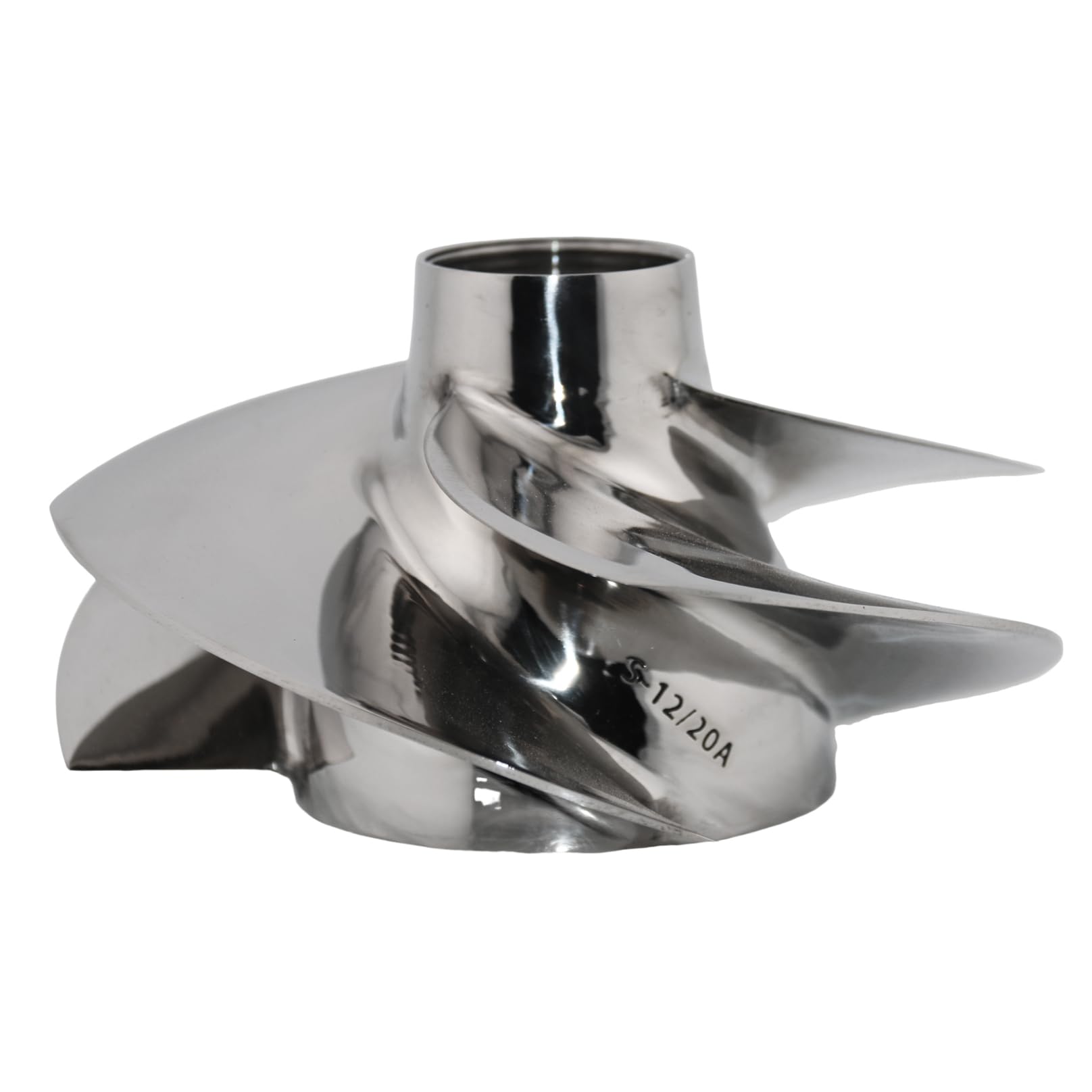 Impeller Replace for Solas SR-CD-12/20A, Fit Sea-Doo GTI-130 GTI-170 GTX-170 WAKE-170 FISH-PRO-170 GTS-130 GTX-155 GTI-155 Personal Watercarft, 155.5mm Jet Impeller Polished