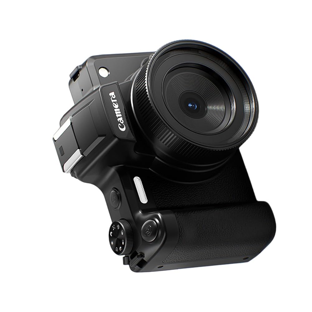 Cámara digital 4K de 68 MP con zoom de 28X, pantalla abatible WiFi