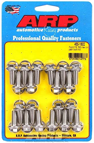 Image of ARP 455-1802 6-Point Stainless Steel Oil Pan Bolt Kit for Big Block Chevy