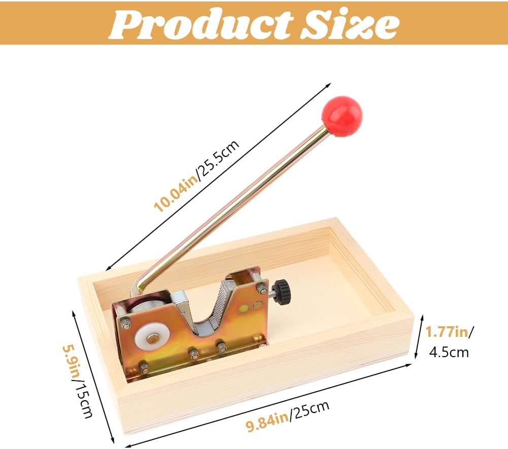 Nut Cracker Tool, Heavy Duty Walnut Cracker with 4 Forks & Wooden Base, Adjustable Nuts Tongs Manual Nut Crackers for All Nuts, Walnut Pecan Macadamia Hazelnuts Chestnut - Image 2