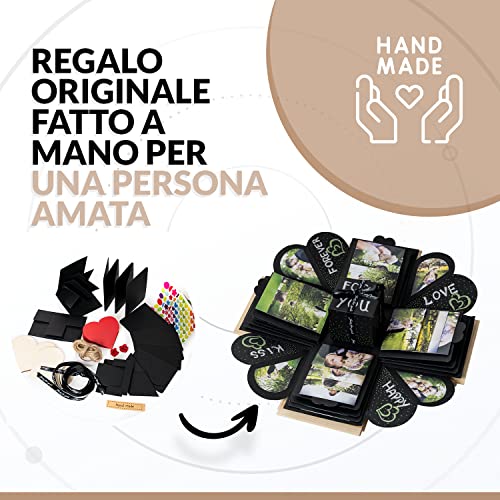 WoodExplosionBox Explosion Box Nera in una Scatola...