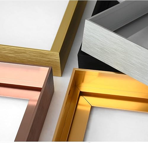 Querfun Marco flotante de metal para lienzo de 24 x 36 pulgadas, Rabbet de 0.8 pulgadas de profundidad para lienzo de 0.6 a 0.8 pulgadas de