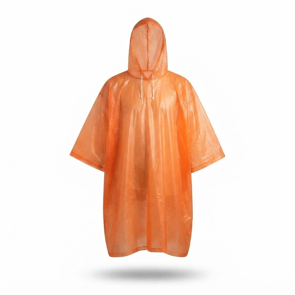{ 2026 Brings 5 Years WARRANTY ) Rain Poncho for Adults - Heavy Duty Reusable Waterproof Raincoat with Hood, Portable Protection for Monsoon, Trekking, Travel & Daily Commute - Pack of 1-image-43