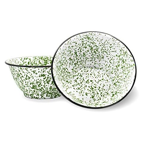 Red Co. Enamelware Salad Bowls Cover