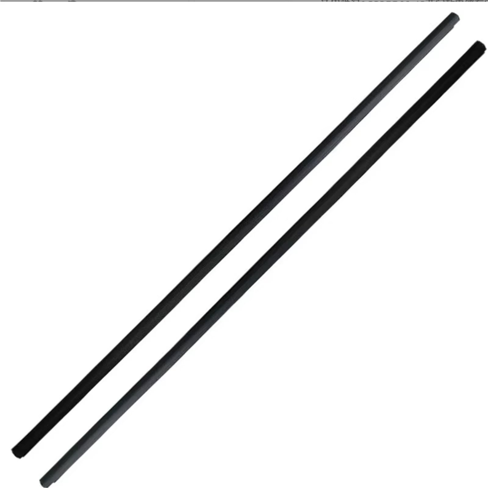 Vamhhx Chrome Car Rubber Sealing Strips For Accord 2008-2013 2 Door Coupe Weatherstrip 72450-Te0-A02 2Piece /Black Window Rubber Trim Car Door Rubber Seal(Chrome)