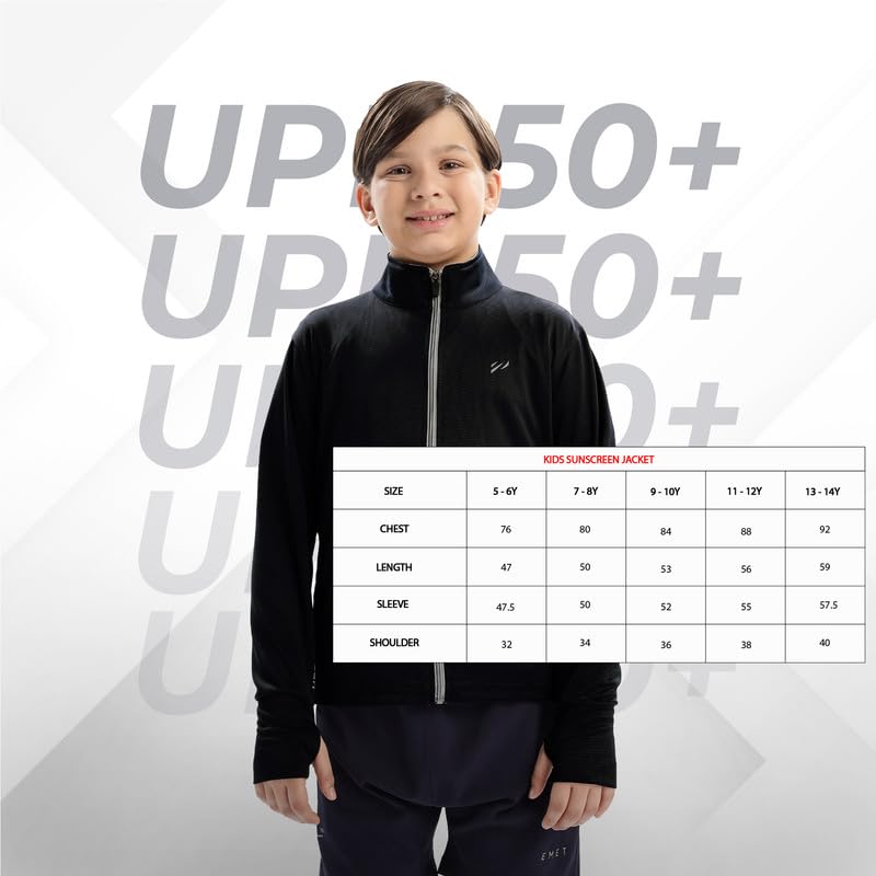 Image of BLUE TYGA Boys UPF 50+ Sunscreen Jacket - Cool, Comfy & Sun-Safe Protection for Every Adventure
