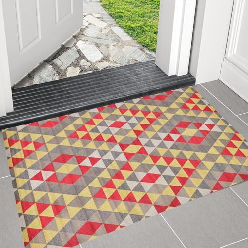 Tapis 80x290 cm tres absorbant grand tapis de couloir rose - 4