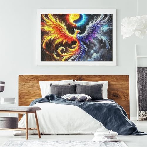 Rompecabezas Yin-Yang de 1000 piezas, decoración de pared ideal para salones modernos 7