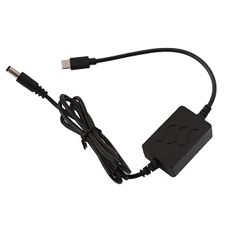 USB Type C PD20V to DC24V Power Cable for 24V Devices PD12V 15V 20V to 24V DC5.5x2.1mm Converter 115CM