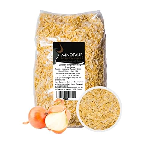 Minotaur Spices | Cebollas finamente picadas | 2 x 500 g (1 Kg) Cover