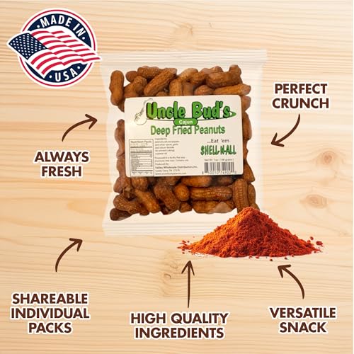 Image of Uncle Bud's Deep Fried Peanuts, Cajun Flavor - 2 Pack