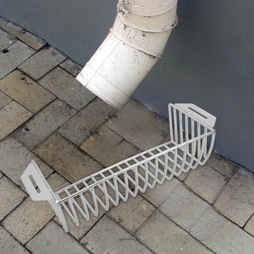 Grille de gouttière en acier inoxydable durable pour balcons