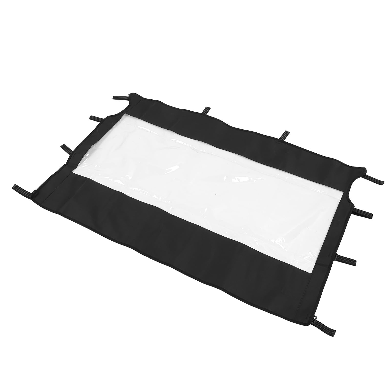 Jiawu Réglez à Rhino 450 660 700 UTV PVC Remplacement du Pare-brise Avant - Faire de la Vitre Arrière Transparente et Solide pour la commodité et le Confort
