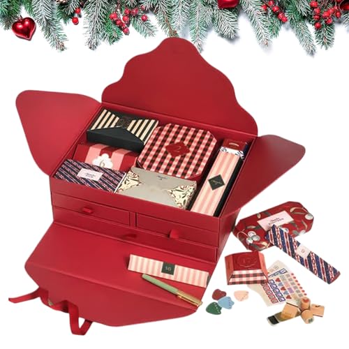 Cancelleria Natale 2025 Avvento – 24 giorni Diario Forniture | Matite Calendario 'Avvento Countdown – per studenti, pianificatori, artisti, casa, scuola, ufficio, calza Stuffer progetti creativi