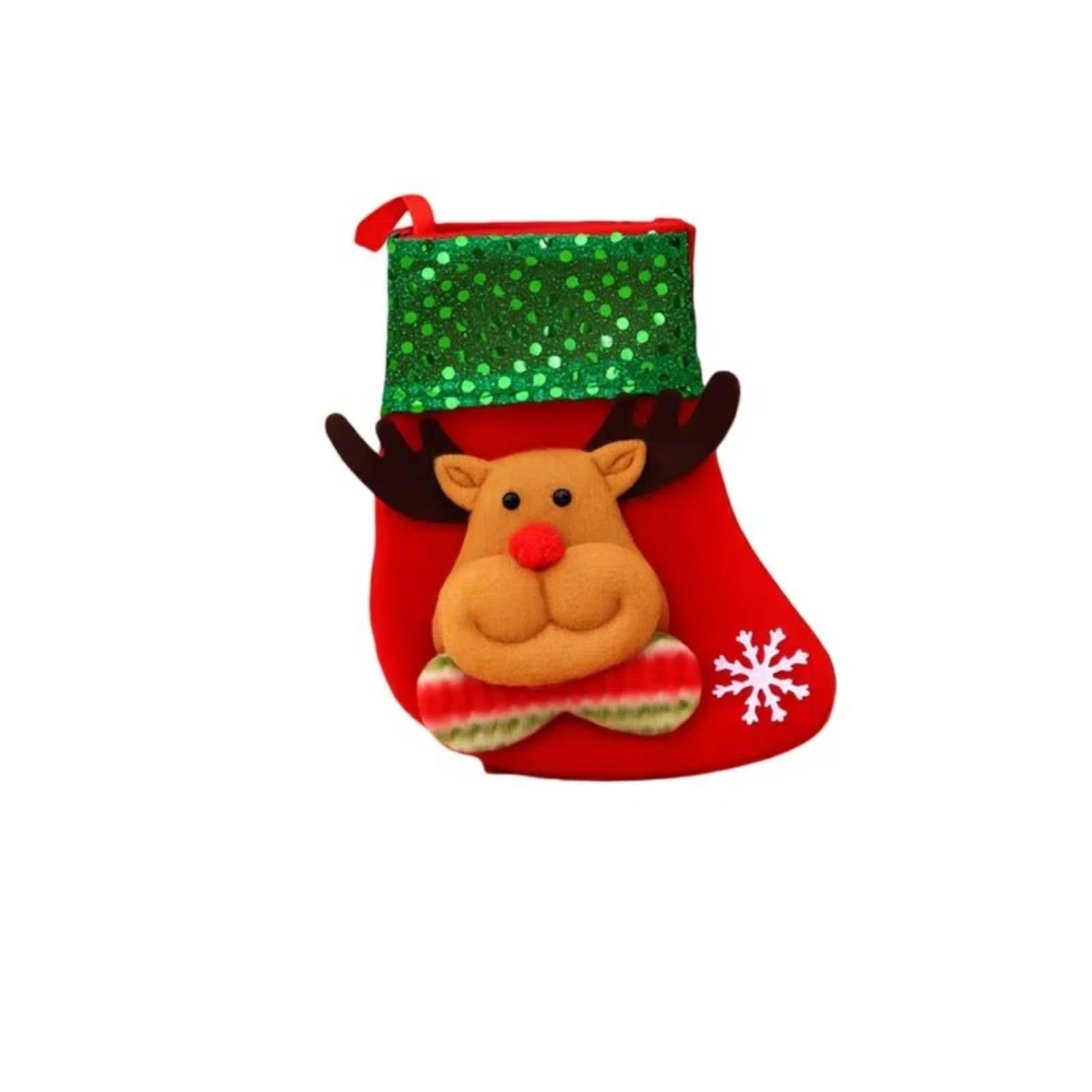 Christmas Stockings, Gift Bags, Candy, Snowman, Deer Decorations