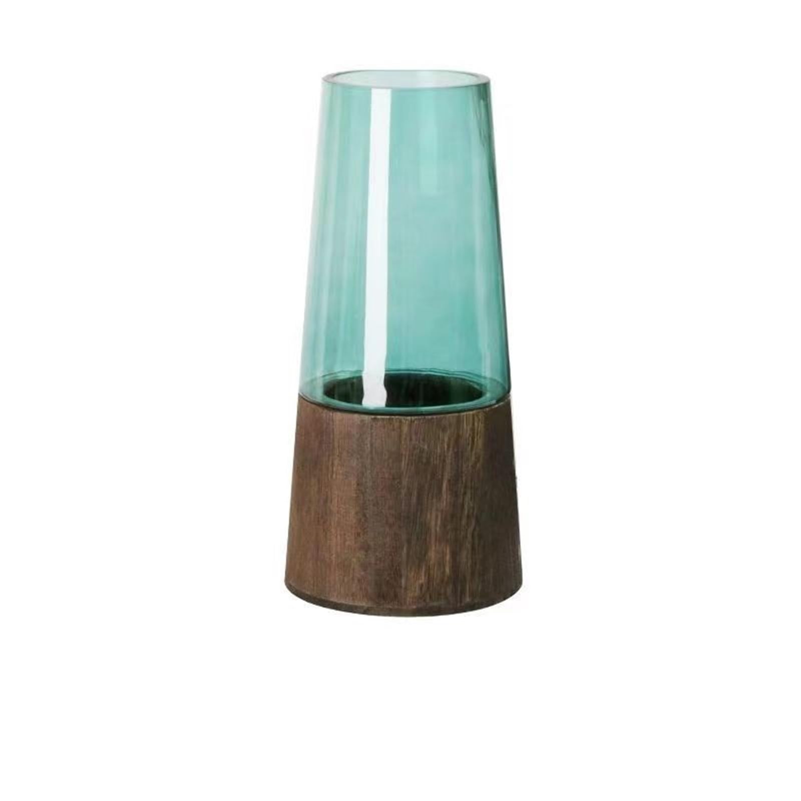 Geometric Vases Simple Tabletop Glass Vase Landing South Hydroponic Ware Transparent Decoration(Color 04)