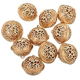 Clochettes en alliage d'étain raffiné : appréciez ces élégantes clochettes décoratives creuses, fabriquées en alliage d'étain, pour embellir votre décoration intérieure ou ajouter une touche d'originalité aux accessoires pour colliers d'animaux, aux clochettes de mariage suspendues et aux pendentifs pour animaux