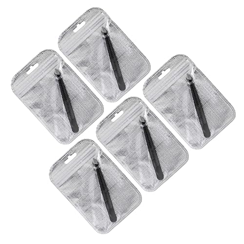 Gatuida Elegant Eyebrow Clip Tweezers 5pcs Eyebrow Makeup Tool for Home or Travel