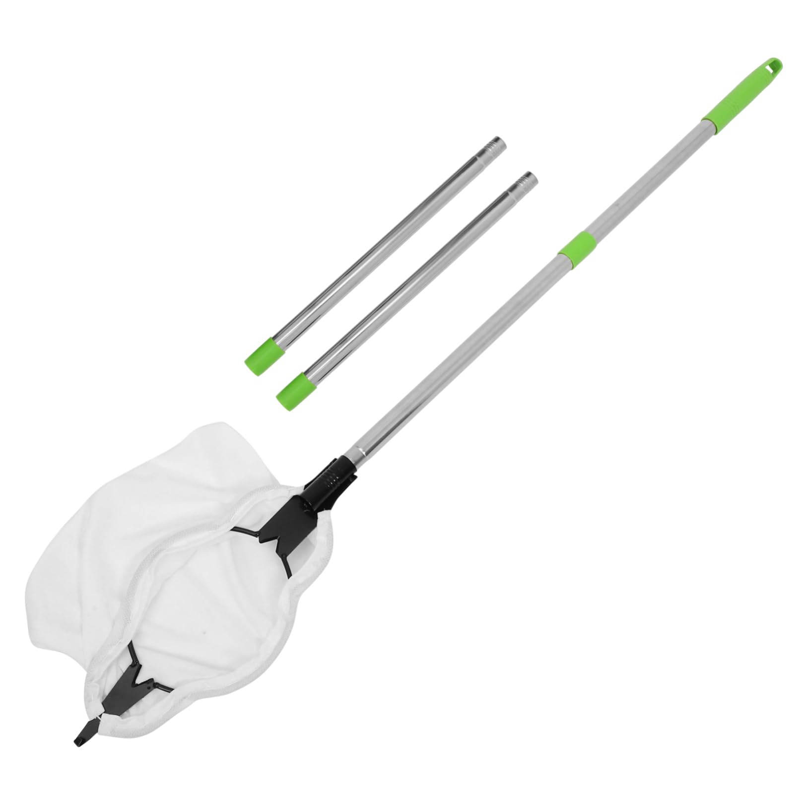 HANABASS 1Set Adjustable Fruit Pole with Basket Multi Section Tool for Efficient Peach and Apple Harvesting for Orchard and Home Use