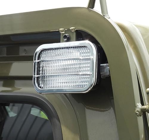 HELIOS オールメッキ S200系 S500系 ハイゼット トラック メッキ ワークライト ガーニッシュ 作業灯カバー 1P 軽トラ オフロード プロテクター