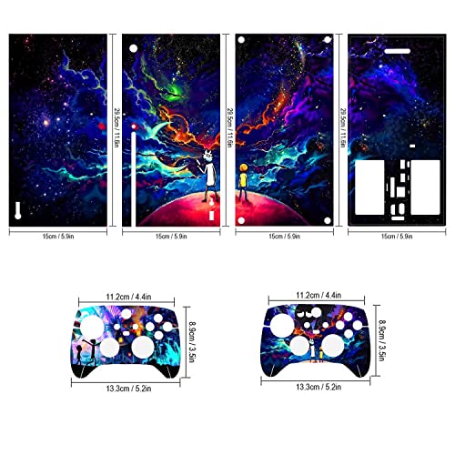 Anime X-Box Series X Skin Set，Cartoon Protector Wrap Cover Protective Faceplate Full Set Compatible With X-Box Series X Console And Controller Skins… #TOP2