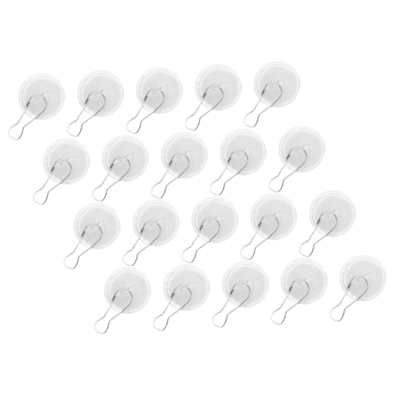 40piezas Ganchos De Techo Adhesivos Transparentes Ganchos Fuertes Para Colgar Decoraciones Sin Necesidad De Perforar Para Plantas y Luces Interiores y Exteriores