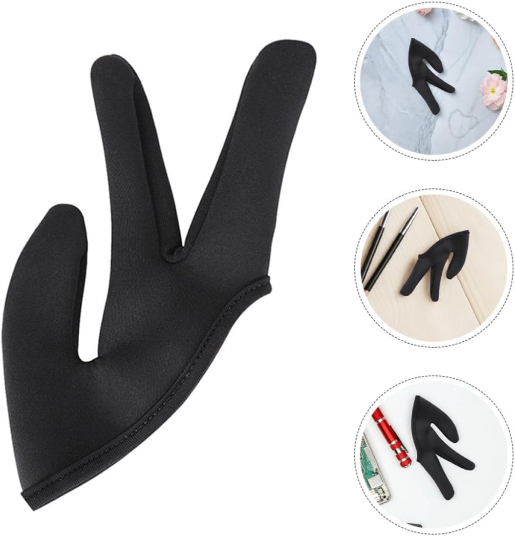 Heat Resistant Hair Styling Gloves for Fingers Reliable Heat Protection for Home and Salon Use 2pcs Cotton Material Comfortable Hair Wand Gloves for Curling and Straightening