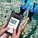 Waterproof Case Underwater Bag Compatible with Cricket Debut/Debut Smart/Debut S2, Floating Cover Touch Screen IPX8 Pouch
