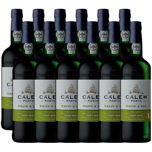 Portwein Calem White and Dry - Dessertwein - 12 Flaschen